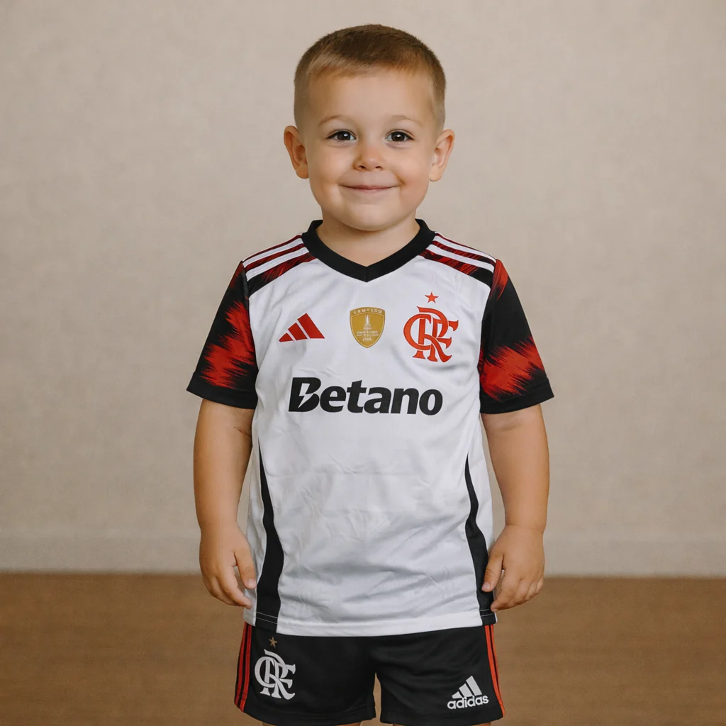 Camisa Flamengo Infantil 2026 8-12 Anos - Image 2