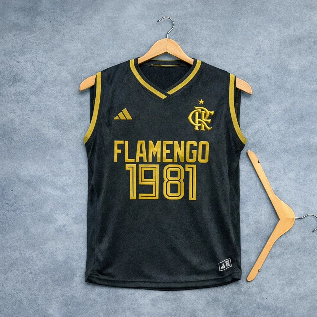 CAMISA REGATA FLAMENGO 1981 BASQUETE - Image 2