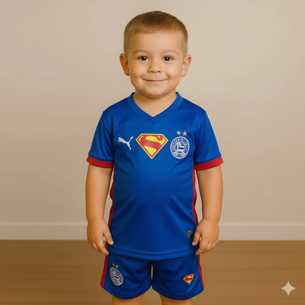 CAMISA INFANTIL BAHIA SUPERMAN