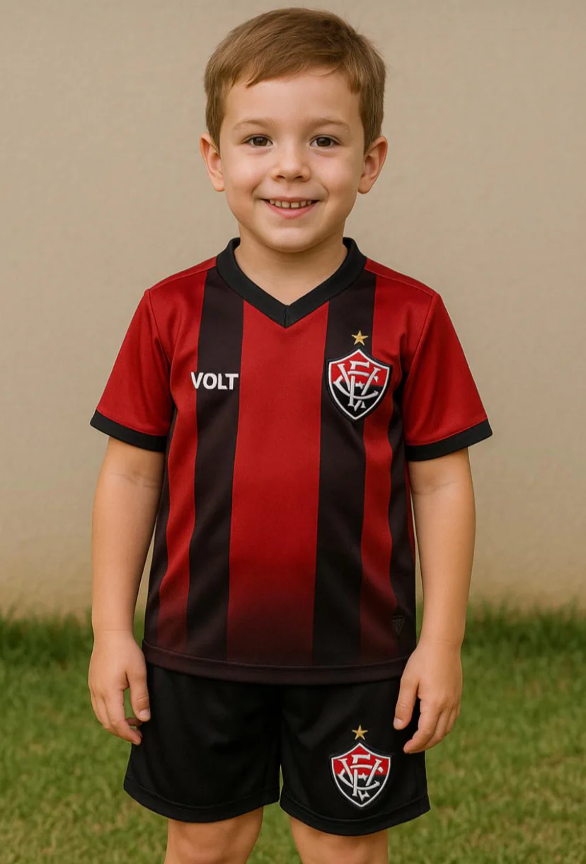 CAMISA VITÓRIA INFANTIL - RUBRO NEGRA